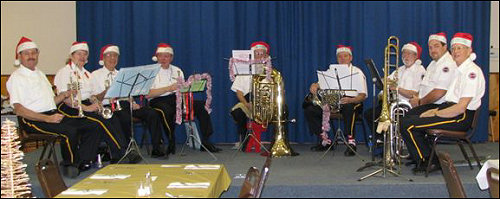 Christmas 2008 performance at Post 21